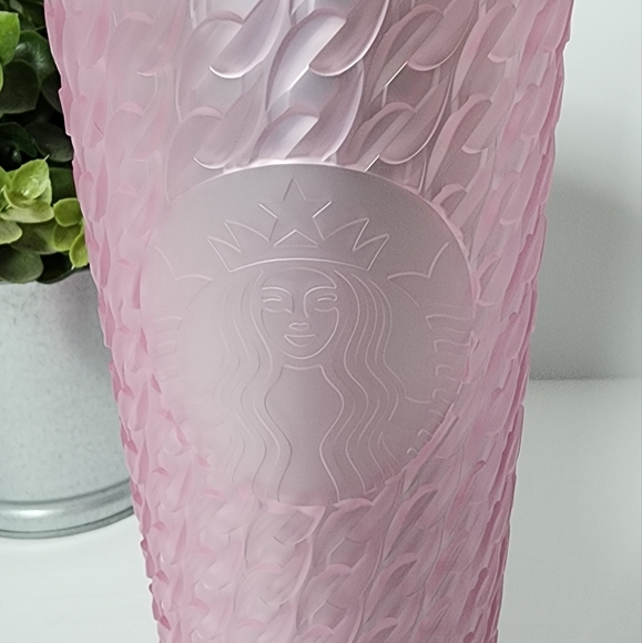 Starbucks Gel Pearl Pink Chainlink Venti Tumbler - Picture 7 of 7
